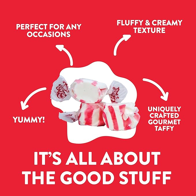 Taffy Town Saltwater Taffy, Peppermint, 40 Ounce