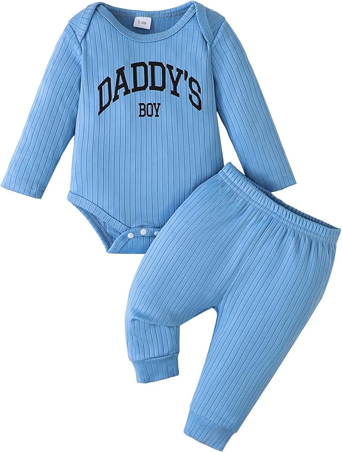 SUNNY PIGGY Baby Boy Clothes Newborn Infant Boys Outfits Romper Hat Pants 3PC Set 0-3 3-6 6-12 12-18 Month Clothing Gift