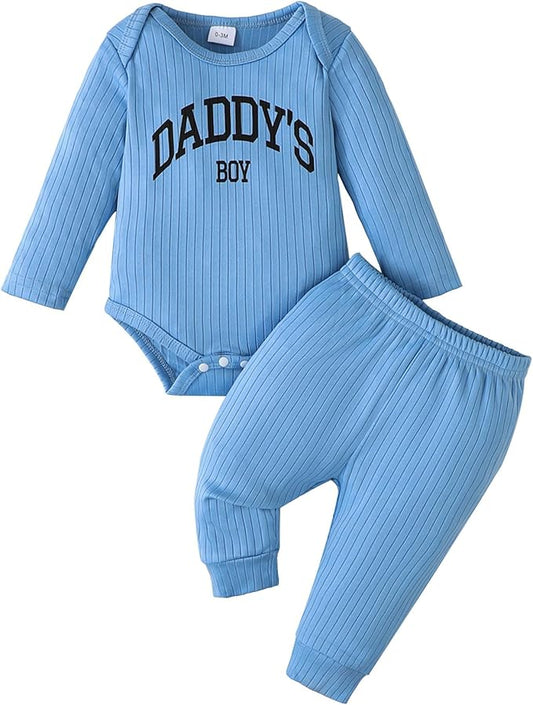 SUNNY PIGGY Baby Boy Clothes Newborn Infant Boys Outfits Romper Hat Pants 3PC Set 0-3 3-6 6-12 12-18 Month Clothing Gift