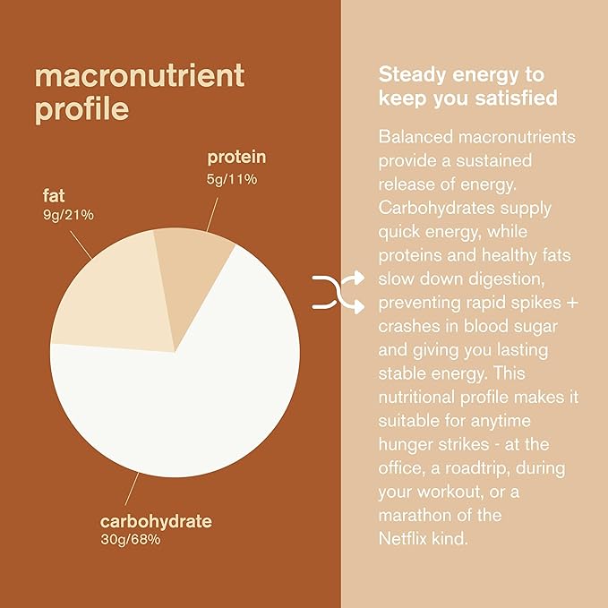 Skratch Labs Energy Bar | Cinnamon + Oatmeal (12 Pack) | Plant Based Healthy Snack | Low Sugar - 5g Protein | Non-GMO, Gluten Free, Soy Free, Vegan, Kosher