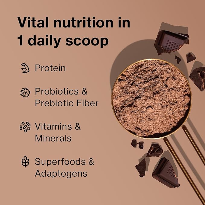 Shakeology 0g Added Sugar Whey Protein Powder Blend, Gluten-Free Shake with Vitamins and Minerals – Helps Support Healthy Weight Loss, Lean Muscle, Gut Health – Chocolate, 30 Servings