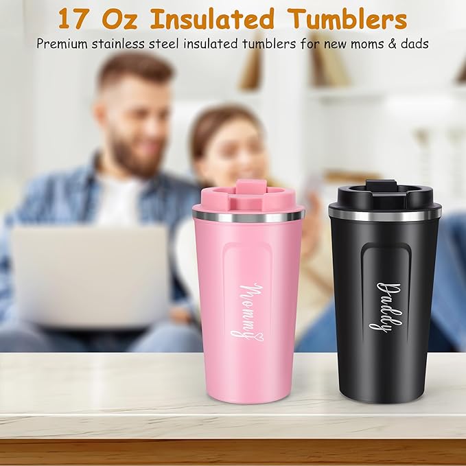 New Mom Gifts for Women, Best Pregnancy Gifts Basket for New Parents, Gender Reveal Ideas Gift Set for First Time Mom & Dad Expecting Parents to Be Gender Reveal Baby Shower Newborn Baby, Limited