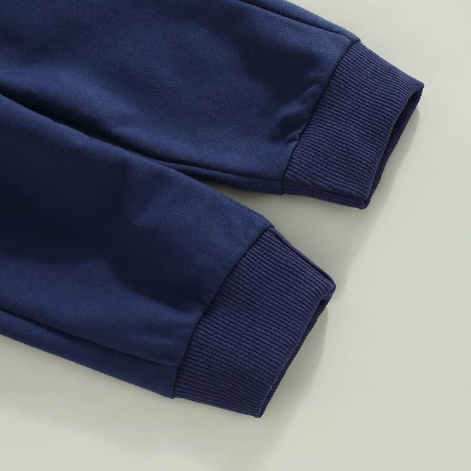 2Pcs Baby Boys Hoodie Tops Pants Set Dinosaur Deer Print Sweatsuit Fall Winter Outfits