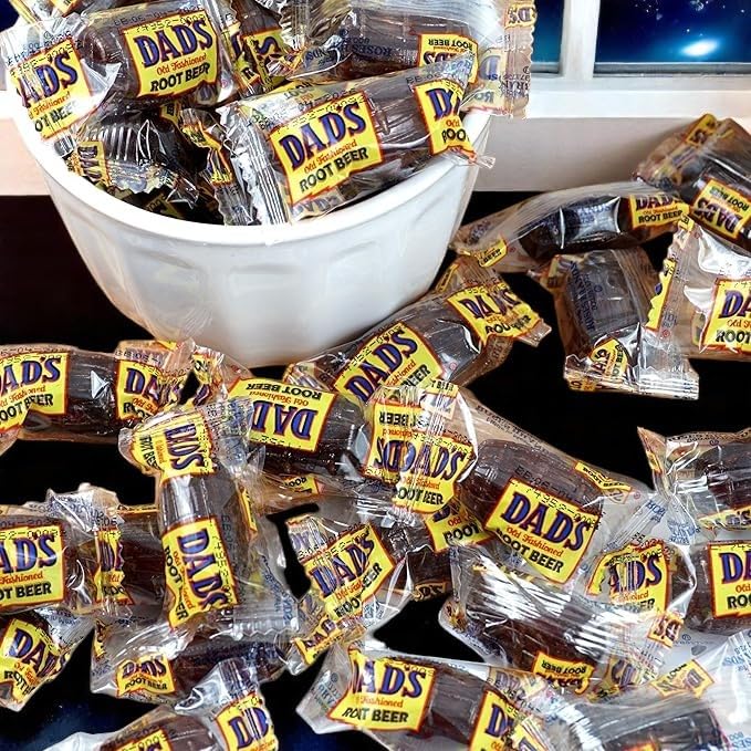 Root Beer Barrels Hard Candy -1.5 lbs Old Fashioned Candy, Classic, Individually Wrapped-Perfect for Parties, Celebrations, and More(24 oz