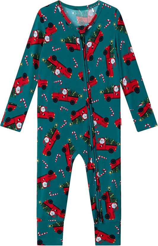 Footless Pajamas Baby Boy Girls, Viscose from Bamboo Baby Pajamas, Two Way Zipper Sleepers, Newborn Pjs