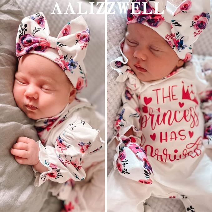 Aalizzwell Newborn Girl Romper