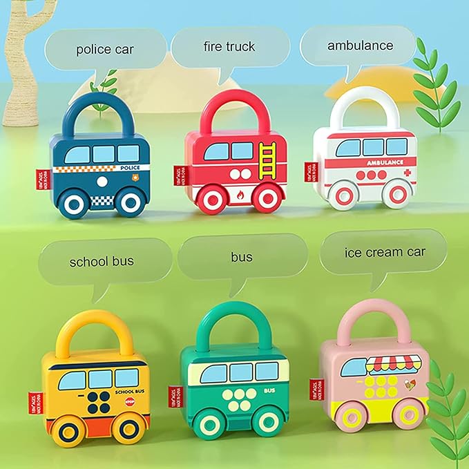 Montessori Educational Toys Learning Games Busy Board - Toddler Car Activities - Baby Sensory Fine Motor Skills Developmental Toys - Gifts for 12 18 24 Month Age 1 2 3 4 One Two Year Old Boys Girls