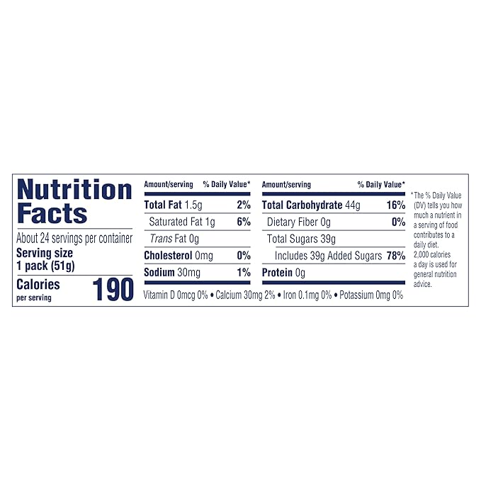 SweeTARTS Mini Chewy, Candy, Mixed Fruit, 1.8 oz, 24 count