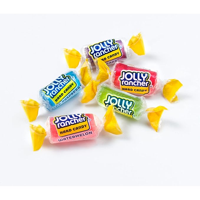JOLLY RANCHER Assorted Fruit Flavored, Hard Candy Bulk Bag, 5 lb (360 Pieces) (Pack of 2)