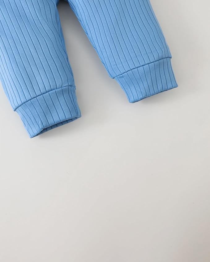 SUNNY PIGGY Baby Boy Clothes Newborn Infant Boys Outfits Romper Hat Pants 3PC Set 0-3 3-6 6-12 12-18 Month Clothing Gift