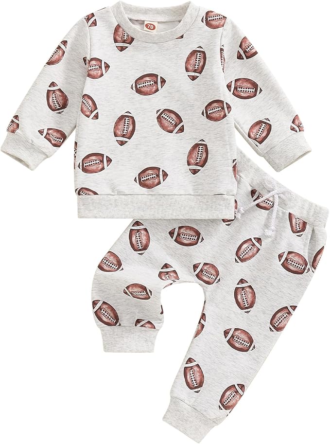 CIYCUIT Toddler Baby Boy Clothes Long Sleeve Sweatshirt Pants Set Fall Winter Outfits