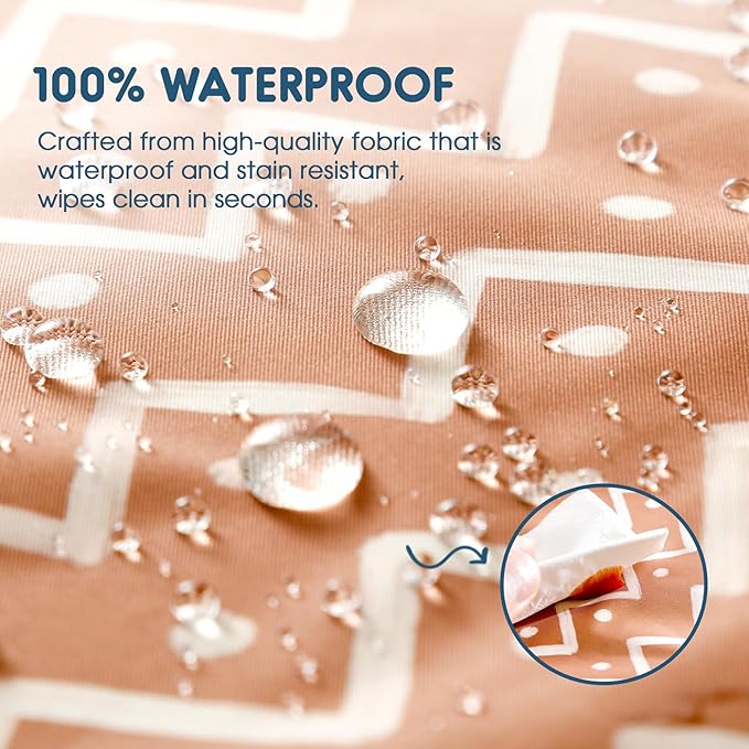 GRSSDER 3-pack Mess Proof Baby Feeding Bibs with Food Catcher Pocket, Soft Lightweight Waterproof Fabric Material with Zero Plastic-like Feel, Adjustable and Easy Clean Toddler Bibs for 6-36 Months