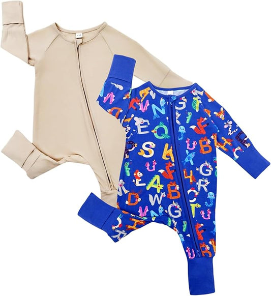 Bow Dream Bamboo Rayon Baby Pajamas Infant Sleepers Newborn Girl Boy Clothes Rompers Jumpsuit Outfit