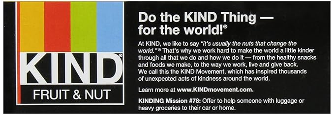 KIND Bars, Blueberry Vanilla Cashew, Healthy Snacks, Gluten Free, 5g Protein, 12 Count