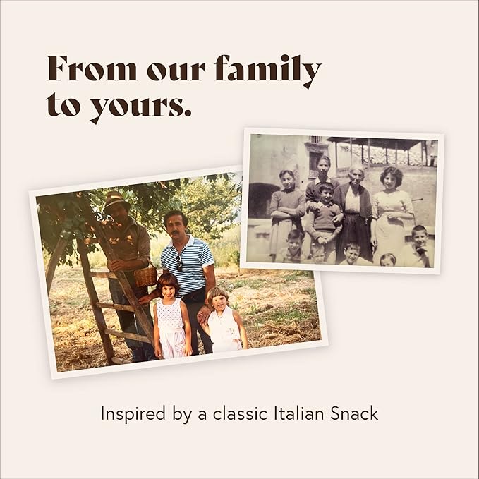 Fichi Fig and Nut Bites, a Wholesome and Delicious Gluten-Free Italian Fruit and Nut Snack (One Pack, Fig and Walnut)