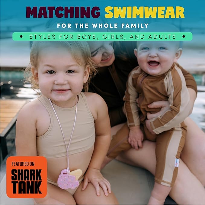 SwimZip Boys' Long-Sleeve UPF 50+ Swimsuit for Baby, Toddler, & Little Boys