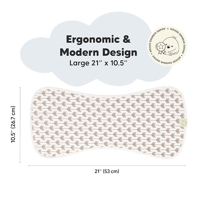 Organic Burp Cloths Baby Boy & Girl - 5-Pack Super Absorbent Cotton Burping Cloths for Babies, Soft & Plush Newborn Spit Up Rags, Infant Towels for Milk Spit Up, Unisex,Large 21" x 10"(Pink Dreams)