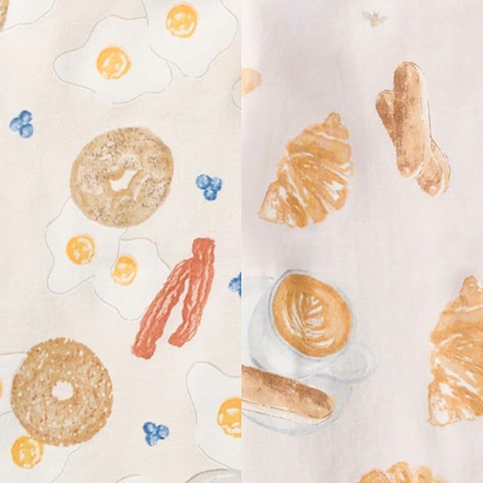 Burt's Bees Baby Baby Girls Pajamas, Zip Front Non-Slip Footed Sleeper Pjs, 100% Organic Cotton