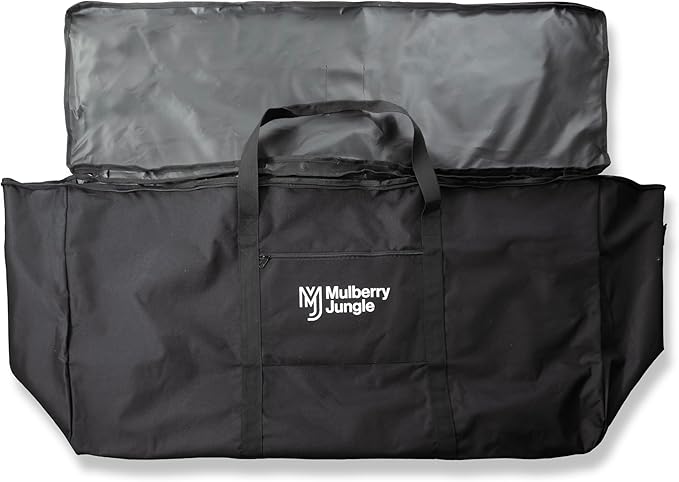 Stroller Bag – Baby Stroller Travel Bag for Single & Double Strollers - Black Stroller Storage Bag - Protects Strollers While Traveling - Complete with Stroller Hook