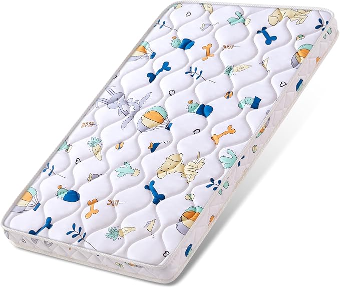 Baby Bassinet Mattress 30x 20 inches- Firm Support and Comfort Premium Foam,Noiseless and Odorless,Hypoallergenic Small Crib Mattress, Fits Moses Basket, Dual Sided with Soft Breathable Fabric