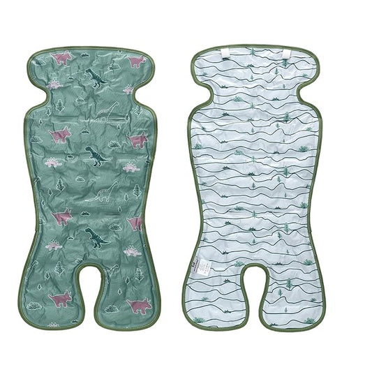 Miracle Baby Gel Car Seat Cooler Pad - Universal Double Sided Cooling Mat for Stroller, Infant Seat & Dining Chair | Summer Ice Cushion | Baby Safety Seat Liner | 1-Pack