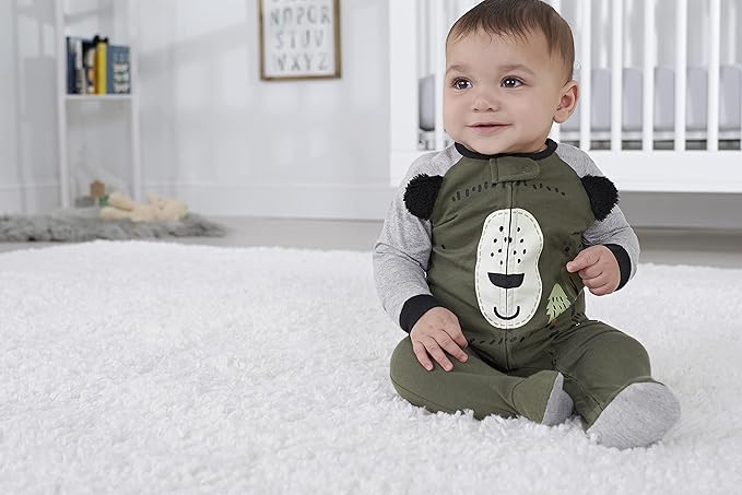 Gerber Baby Boys' 2-Pack Footed Pajamas