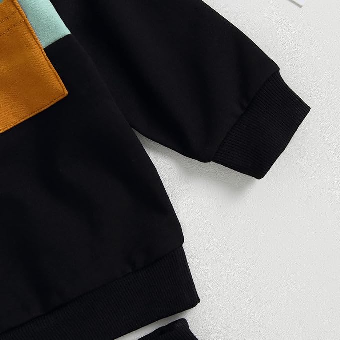 CIYCUIT Toddler Baby Boy Clothes Long Sleeve Sweatshirt Pants Set Fall Winter Outfits