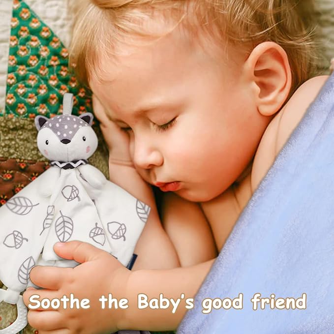 Baby Shower Gifts, Baby Boy Gifts Basket Includes Newborn Blanket Baby Lovey Security Blanket, Funny Baby Bibs Socks & Greeting Card - Baby Gift Set Newborn Shower Basket for Boys