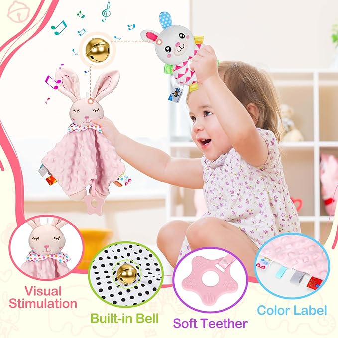 Baby Girl Gifts Newborn Gift Set, 10Pcs Quality & Cute Newborn Baby Essential Stuff New Baby Girl Gift Basket Set, Best Newborn Baby Girl Gifts Baby Girl Gifts Set, Unique Baby Girl Gift Basket Set