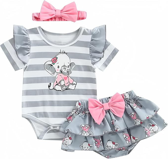 Baby Girl Clothes Infant Newborn Girl Outfits Summer Clothes Romper Short