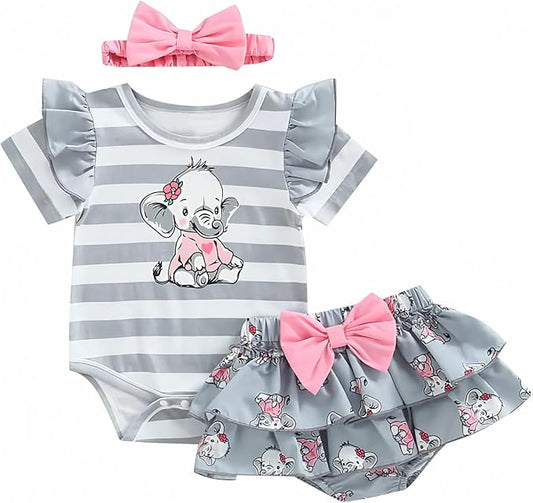 Baby Girl Clothes Infant Newborn Girl Outfits Summer Clothes Romper Short