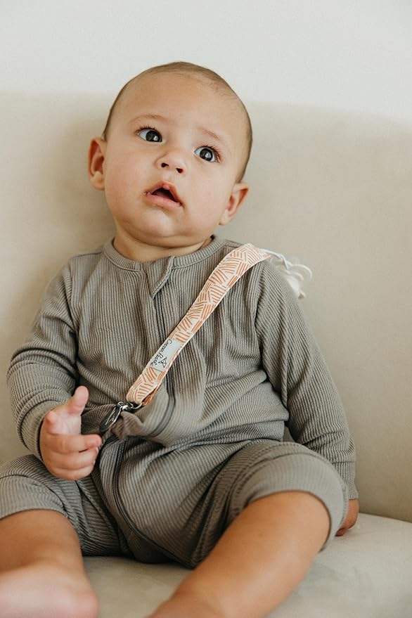 Copper Pearl Binky Clip Set 'Dunk' (Pack of 3)