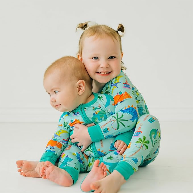 Little Sleepies Pajamas for Baby Boys & Girls, Viscose from Bamboo Baby Pajamas, Preemie & Newborn Sleepers, 2-Way Zipper PJs