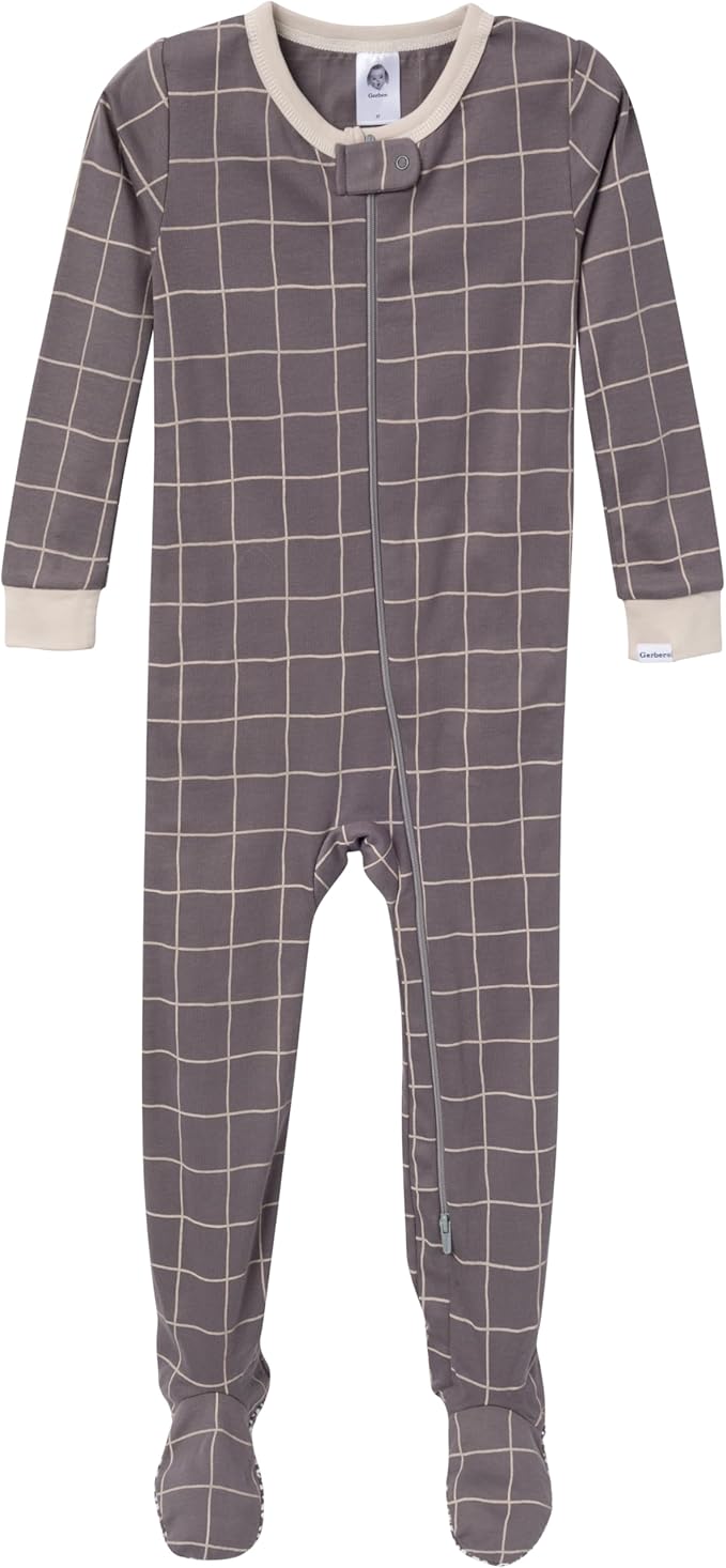 Gerber Unisex-Baby 4-Pack Footed Pajamas
