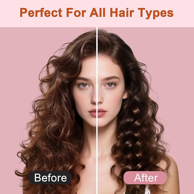 Curly Hair Brush, Curl Defining Brush with Soft Boar Bristles Detangling Tangled Glides, Wide-Teeth Design Effortlessly Shaping & Defining Curls, Curling Definer for Wet & Dry Hair (Beige)