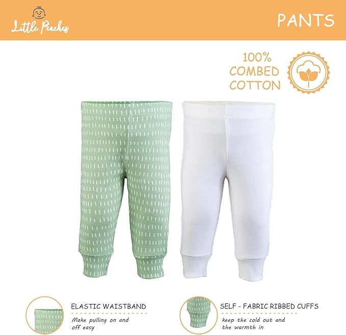 Baby Girl Clothes – 100% Cotton, Soft & Breathable Newborn Essentials and Gifts, Fits 3 to 6 Months