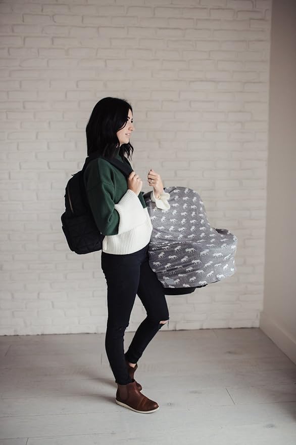 Scout Copper Pearl Multi-Use Cover: Car Seat, Nursing, Stroller - Stretchy Fabric, All-Season, Stylish Designs, Easy Access