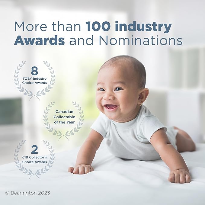 Bearington Collection Spot Lil Snuggle Puppy Plush Lovey Blanket - 15 in Animal Print Plush Security Blanket with Satin-Lined Trim - Gender Neutral Security Lovey & Soft Animal Snuggly