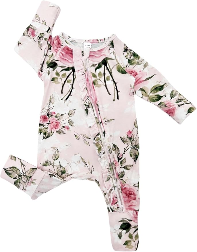 Bow Dream Bamboo Rayon Baby Pajamas Infant Sleepers Newborn Girl Boy Clothes Rompers Jumpsuit Outfit