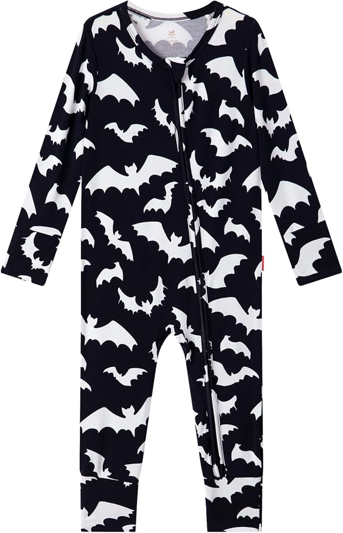 Footless Pajamas Baby Boy Girls, Viscose from Bamboo Baby Pajamas, Two Way Zipper Sleepers, Newborn Pjs