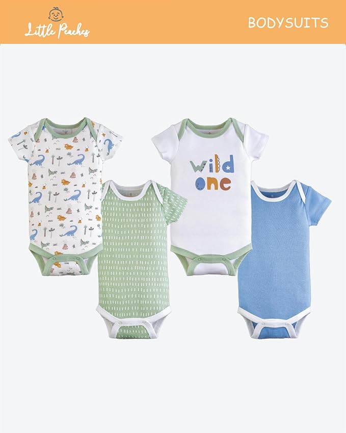 Baby Girl Clothes – 100% Cotton, Soft & Breathable Newborn Essentials and Gifts, Fits 3 to 6 Months