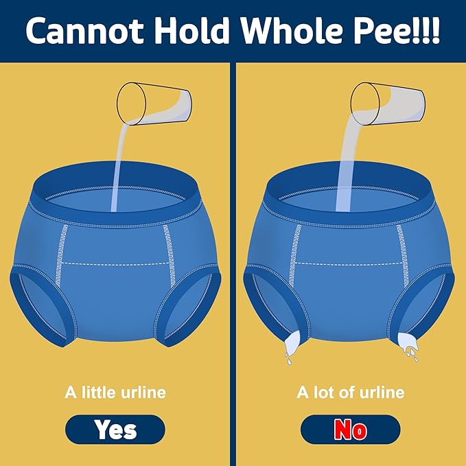 BIG ELEPHANT 10-Pack Baby Potty Training Underwear, Soft 100% Cotton Absorbent Training Pants for Boys & Girls, Ages 12M-10Y