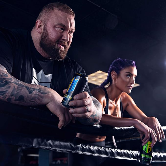 Reign Total Body Fuel, Melon Mania, Fitness & Performance Drink, 16 Fl Oz (Pack of 12)