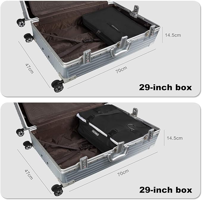 TABITORA Portable Hanging Travel Shelves Bag Packing Cube Organizer Suitcase Storage Large Capacity