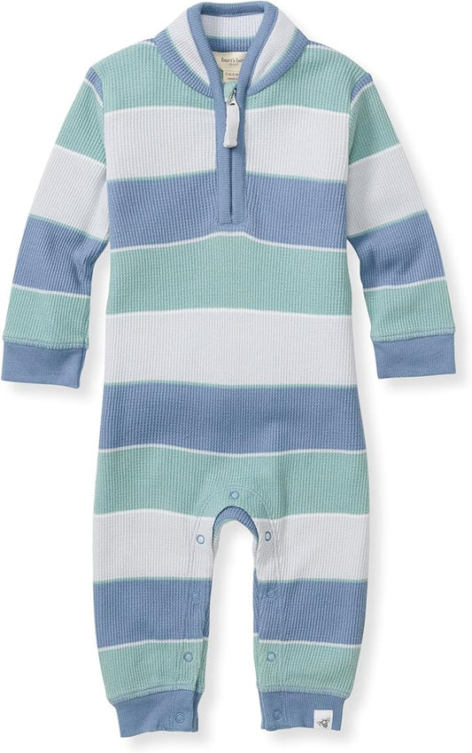Burt's Bees Baby Boys' 100% Organic One-Piece Long Sleeve Coverall