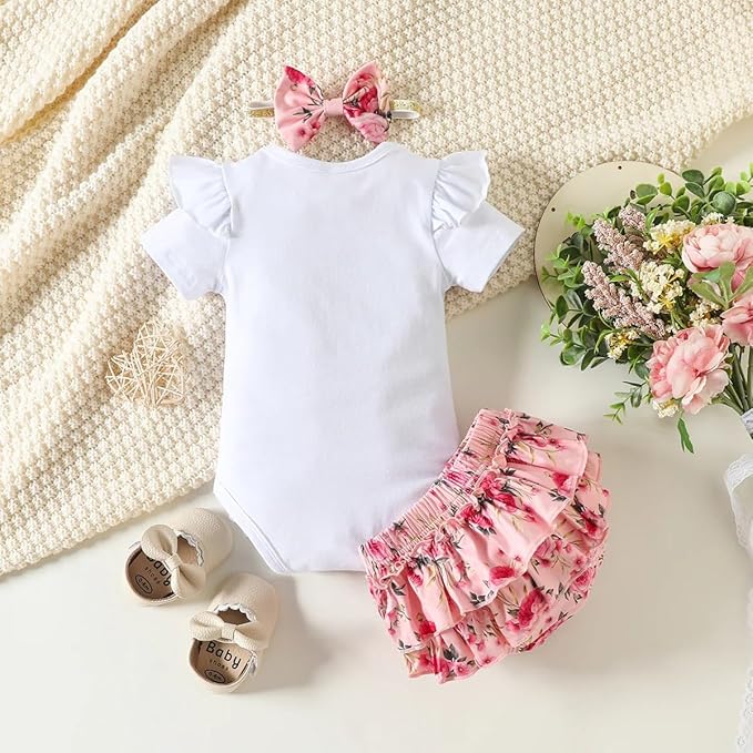 Baby Girl Clothes Infant Newborn Girl Summer Short Set Clothes