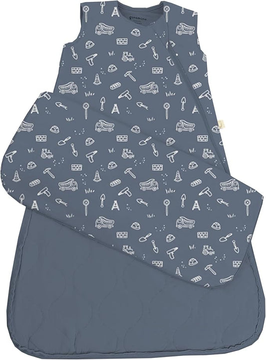 GUNAMUNA günamüna Unisex Baby, Toddler Wearable Blanket, Sleeping Bag Bamboo Rayon, Sleep Sack with Diaper Zipper, 1.0 TOG