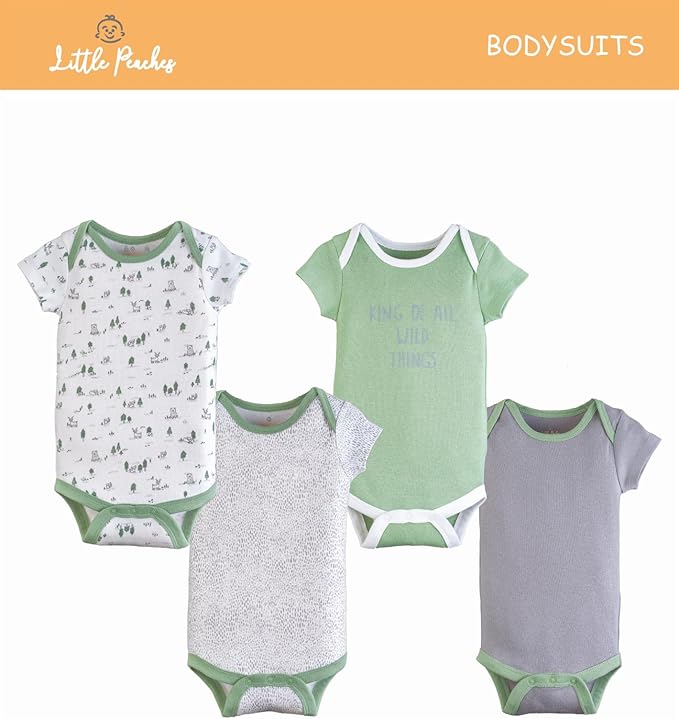 Baby Girl Clothes – 100% Cotton, Soft & Breathable Newborn Essentials and Gifts, Fits 3 to 6 Months