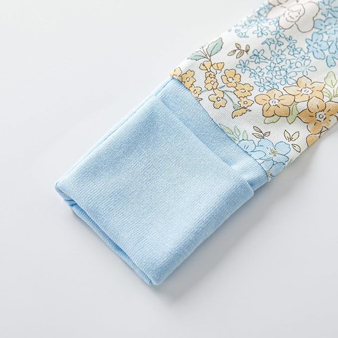 pureborn Baby Boys Girls Sleeper Snug Fit Viscose from Bamboo Pajamas 0-24 Months