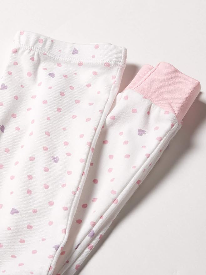 HonestBaby baby-girls 2-piece Pajamas Sleepwear Pjs 100% Organic Cotton for Baby, Toddler, Kids, Girl